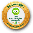 Selo ReclameAqui de Zero Reclamações